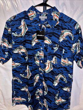 Eddie Bauer Men's Baja Short-Sleeve Shirt - large
